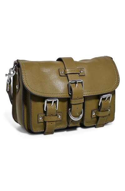 Shop Aimee Kestenberg Saddle Up Leather Crossbody Bag In Soft Olive