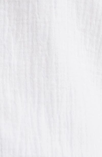 Caslon Casual Gauze Button-up Shirt In White