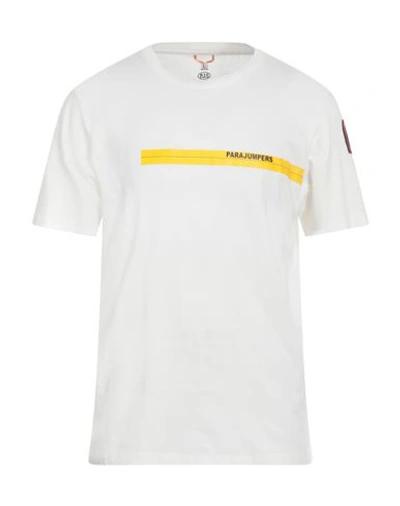 Shop Parajumpers Man T-shirt White Size Xxl Cotton