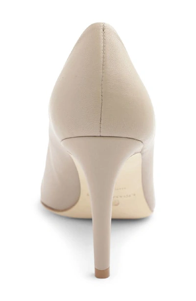 Shop Bruno Magli Telma Pointed Toe Pump In Nude Calf