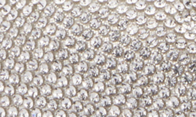New York And Company Karli Rhinestone Slide Sandal In Silver