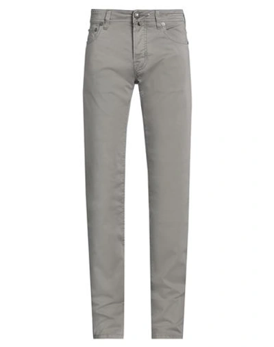 Shop Jacob Cohёn Man Pants Grey Size 29 Cotton, Elastane