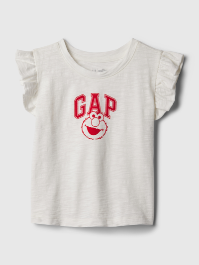 Shop Gap Baby Sesame Street Graphic T-shirt In Off White