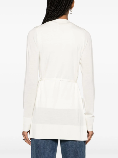 Shop Chloé Chloe Longline Cardigan Iconic Milk