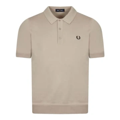 Shop Fred Perry Classic Knitted Polo Shirt