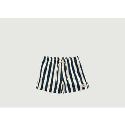 Shop Gant Striped Swim Shorts