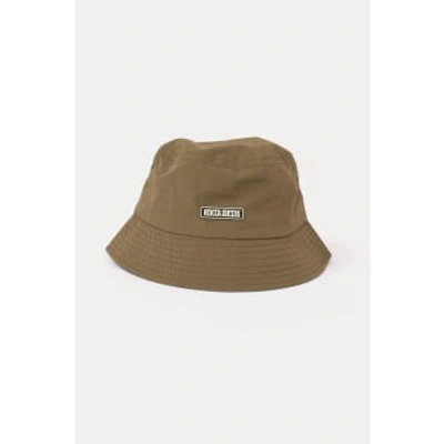 Shop Hikerdelic Khaki Glow In The Dark Bucket Hat In Neutrals