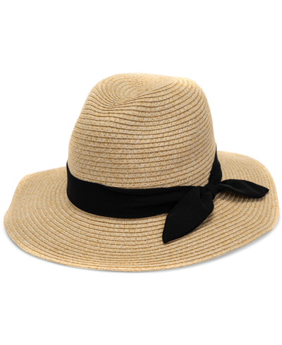 Shop Giani Bernini Women's Chiffon-band Panama Hat In Black