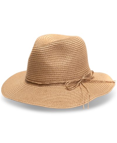 Shop Style & Co Basic Straw Panama Hat In Tan