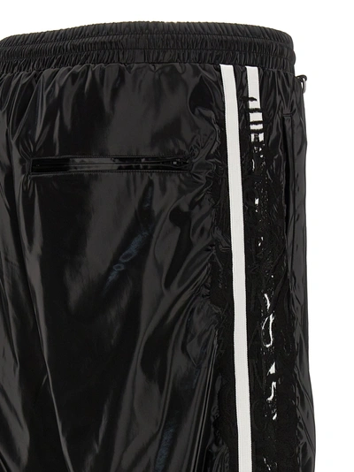 Doublet Laminate Track Pants White/black