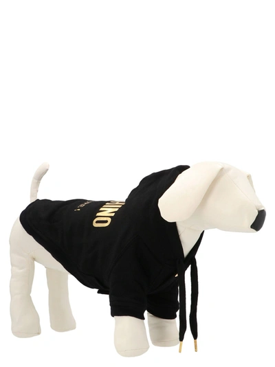 Shop Moschino Logo Dog Sweatshirt Pets Accesories Black
