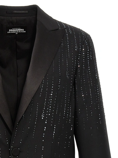 Shop Dsquared2 Los Angeles Blazer Black