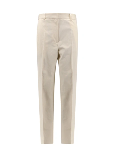 Shop Totême Organic Cotton And Linen Striaght Trouser
