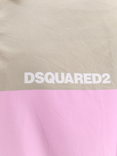 Shop Dsquared2 Rugby Hybrid Oversize Shirt