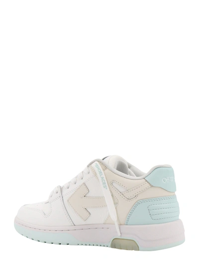 Shop Off-white Sneakers In Pelle Con Iconica Zip Tie