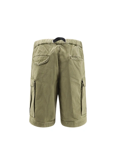 Shop Whitesand Stretch Cotton Stretch Bermuda Shorts Qith Applied Pockets