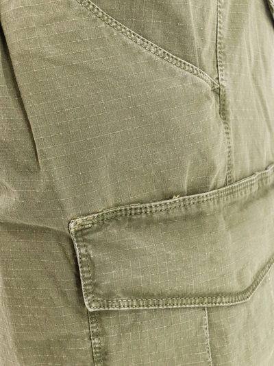 Shop Whitesand Stretch Cotton Stretch Bermuda Shorts Qith Applied Pockets