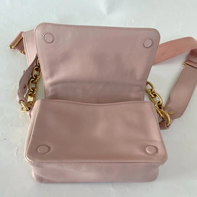 Pre-owned Miu Miu Matelassé Shoulder Light Pink Bag