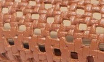 Bruno Magli Janina Woven Flat In Cognac