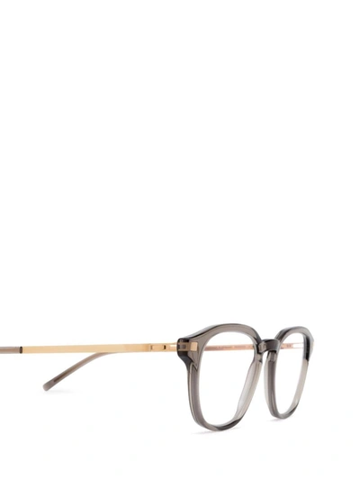 Shop Mykita Eyeglasses In C161-clear Ash/champagne Gold