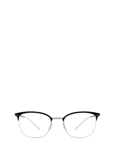 Shop Mykita Eyeglasses In Silver/black