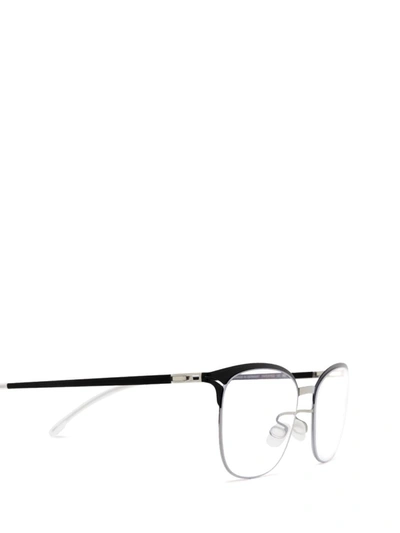 Shop Mykita Eyeglasses In Silver/black