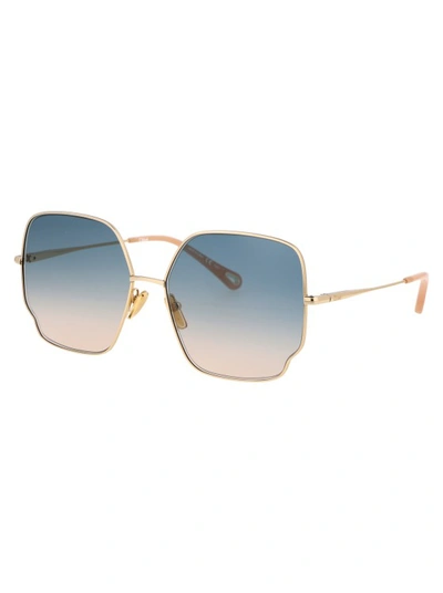 Shop Chloé Ch0092s In Gold