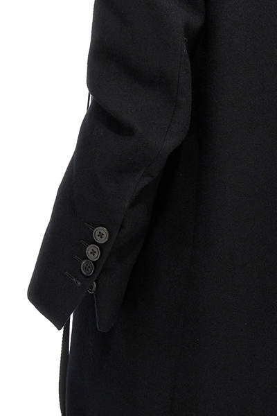 Shop Ann Demeulemeester Women 'lieke' Coat In Black