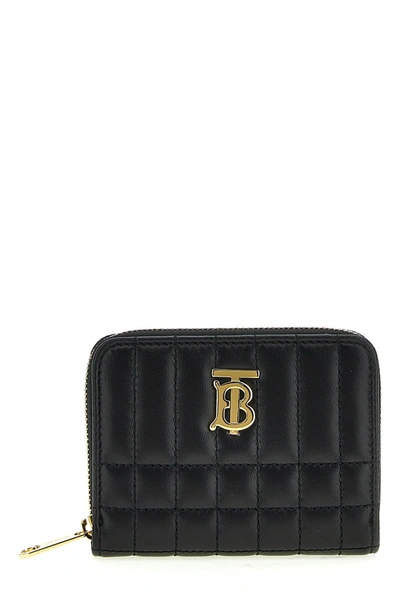 Shop Burberry Women 'lola' Wallet In Black