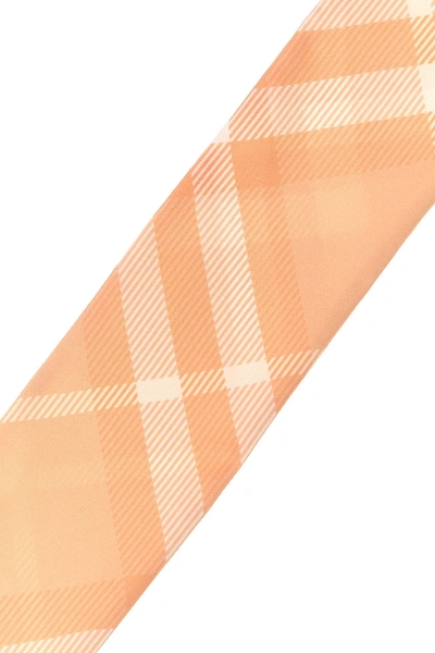 Shop Burberry Women Check Thin Scarf In Pink