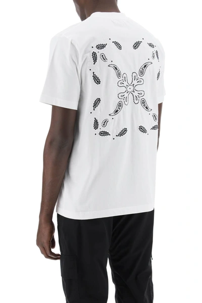 Shop Off-white "bandana Arrow Pattern T-shirt Men In Black