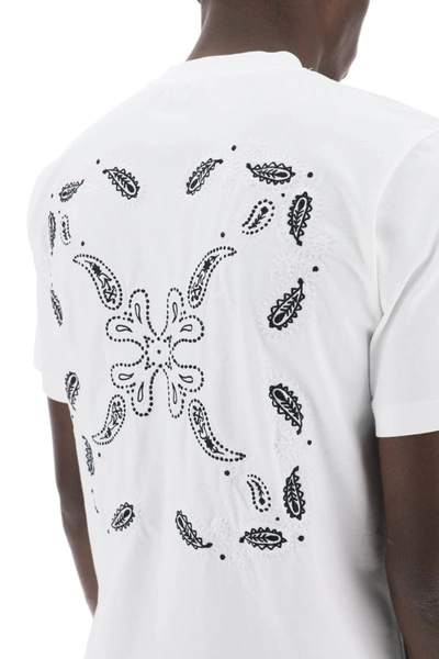 Shop Off-white "bandana Arrow Pattern T-shirt Men In Black