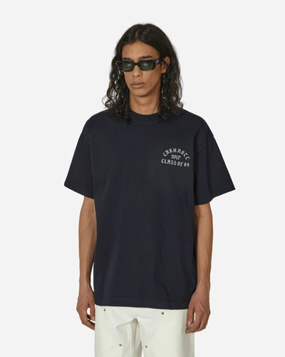 Shop Carhartt Class Of 89 T-shirt Dark Navy In Blue
