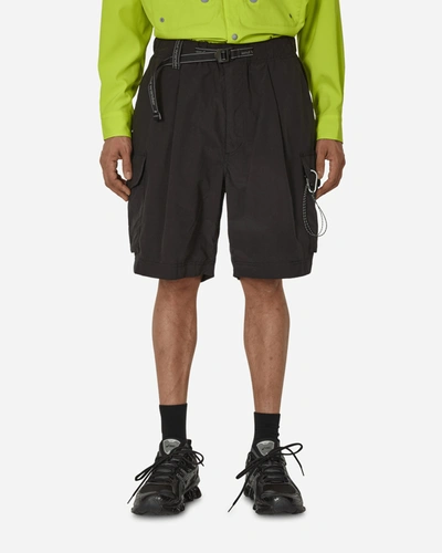 Shop And Wander Oversized Cargo Shorts In Black