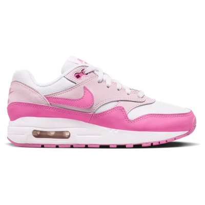Nike Girls  Air Max 1 In White/playful Pink/pink Foam