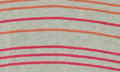 Shop Thread & Supply Delta V-neck T-shirt In Watermelon Stripe