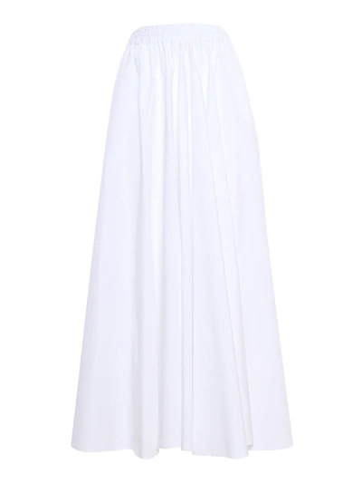 Shop Aspesi Skirt In White