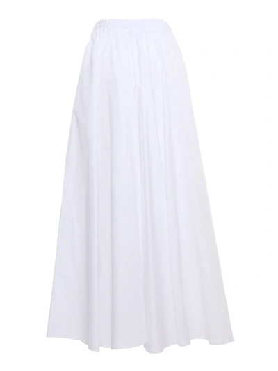 Shop Aspesi Skirt In White