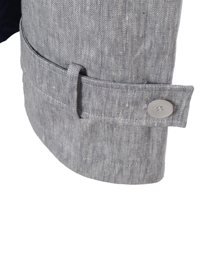 Duno Dizy Gray Jacket In White