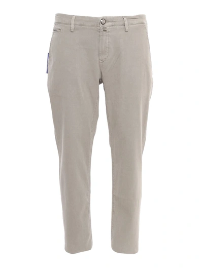 Jacob Cohen Brown 5 Pocket Trousers In Gray