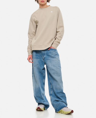 K-way Medine Sweatshirt In Beige