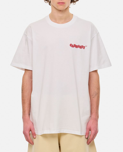 Shop Carhartt S/s Fast Food T-shirt In White