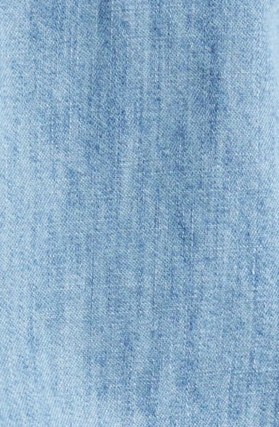 Shop Caslon (r) Cotton Chambray Button-up Shirt In Medium Wash