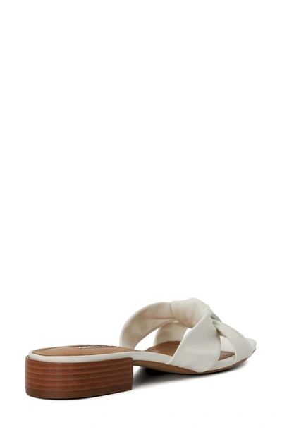 Shop Dune London Laize Sandal In White