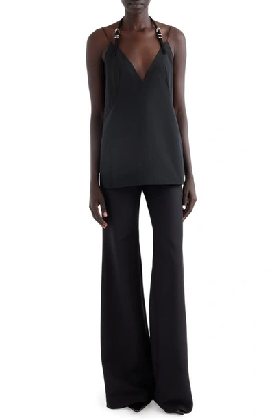 Givenchy Women's Voyou Top In Cotton Taffetas In Black