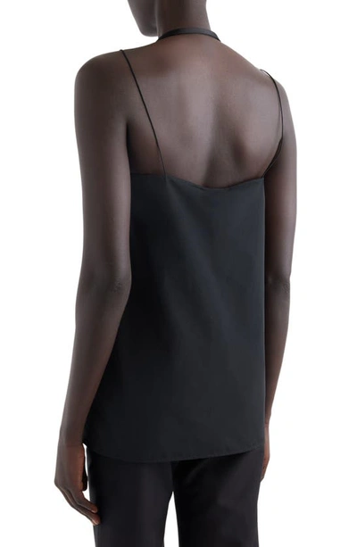 Givenchy Women's Voyou Top In Cotton Taffetas In Black