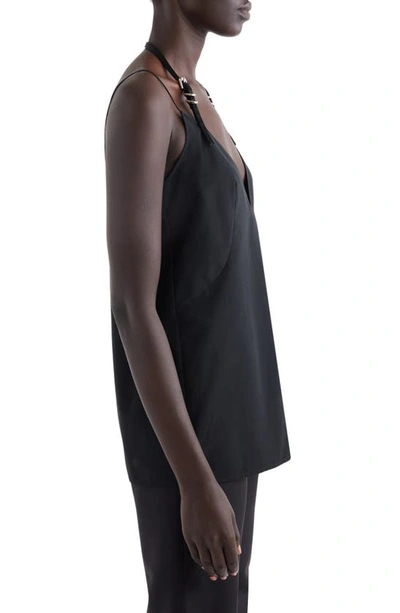 Givenchy Women's Voyou Top In Cotton Taffetas In Black