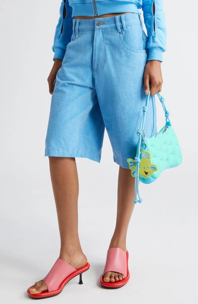 Marshall Columbia X Disney 'the Little Mermaid' Flounder Plush Shoulder Bag In Blue