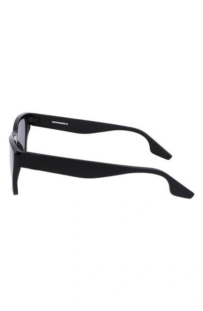 Converse Recraft 54mm Gradient Cat Eye Sunglasses In Black