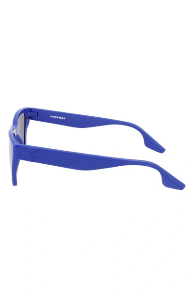 Shop Converse Recraft 54mm Gradient Cat Eye Sunglasses In  Blue